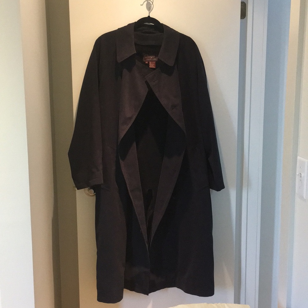 Men’s Trench Coat with Removable Wool Liner